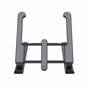 Trust Primo Foldable - sulankstomas nešiojamojo kompiuterio ir planšetės stovas 40.6 cm (16"), pilkas