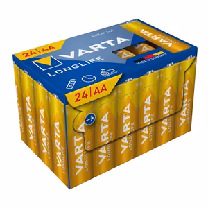 VARTA šarminė baterija R6 (AA) Longlife 24 vnt.