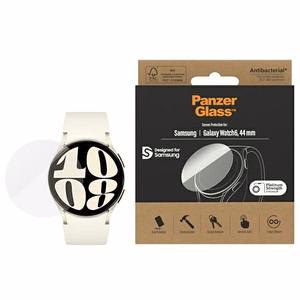 Antibakterinis PanzerGlass apsauginis stiklas Samsung Galaxy Watch 6 44 mm laikrodžiui