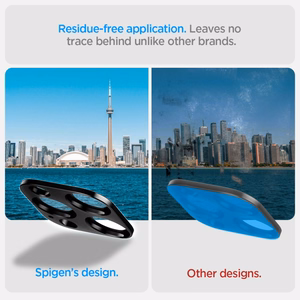 Spigen Optik.tR Apsauginis stiklas kamerai iPhone 14 Pro / Pro Max / 15 Pro / Pro Max / 16 Pro / Pro Max - Juodas 2 vnt.