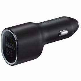 Automobilinis įkroviklis Samsung EP-L4020NBEGEU 40W USB-C/USB-A juodas