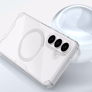Nillkin Nature TPU Pro MagSafe suderinamas dėklas skirta Samsung Galaxy S26 Plus baltas