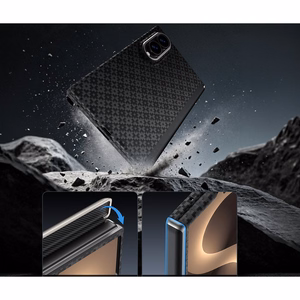 Benks Magnetic Armor Grid Air Grand Combo dėklas Samsung Galaxy Z Fold 8, juodas (C.K.FL.SA.BK.0060)