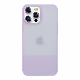 Kingxbar Plain Series dėklas telefonui iPhone 13 Pro Max silikoninis dėklas violetinis