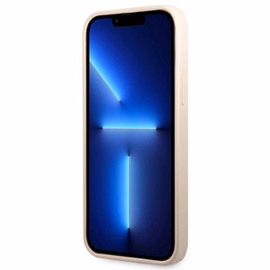 Guess 4G Triangle Logo Cardslot dėklas telefonui iPhone 13 Pro Max - rožinė