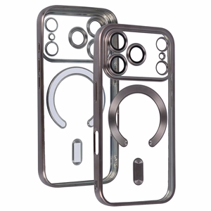 Metalinis Magsafe dėklas iPhone 17 Pro titanas