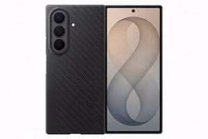 Samsung Galaxy Z Fold8 Ultra aramido pluošto magnetinis dėklas su 2 antirefleksinėmis plėvelėmis, juodas
