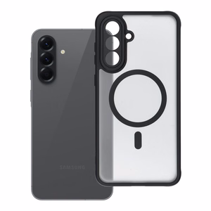 FULL MATTE MAG COVER dėklas telefonui, suderinamas su MagSafe, skirtas SAMSUNG A56 juodas