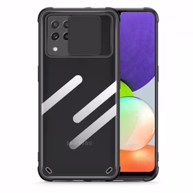 TECH-PROTECT CAMSHIELD dėklas SAMSUNG GALAXY A22 4G / LTE juodas