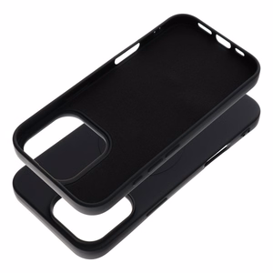 Dėklas Silicone Mag Cover (big hole) (MagSafe) skirtas iPhone 16 Pro Max juodas