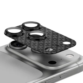 Benks Tempered glass Armor Warrior Lens (BF69) for Iphone 17 Pro ArmorGrid black (camera island)