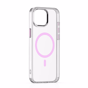 Etteri Spalvotas Magnetinis dėklas telefonui iPhone 13 6,1" rožinė