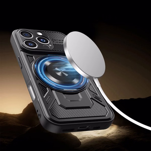 Defender Armor Mag dėklas telefonui iPhone 12 6,1" juodas