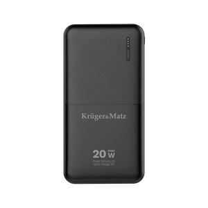 Kruger&Matz 10 000 mAh Li-pol išorinė baterija su QC ir PD