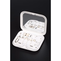 "Setty" kelioninių adapterių rinkinys 11 in 1 AD-S11-16 rožinės spalvos