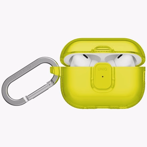 Uniq Glase Pro deklas AirPods Pro 3 Lock deklas - skaidrus geltonas