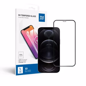 Tempered glass to iPhone 12 PRO MAX (full glue) Blue Star 5D black