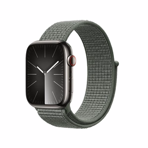 Crong Nylon sportinis Apple Watch dirželis, 38/40/41/42 mm, kariška žalia