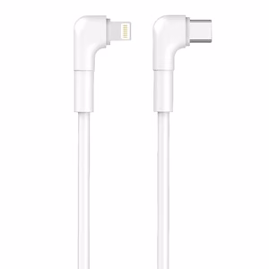 Maxlife MXUC-09 угловой кабель USB-C - Lightning 1,0 m 27W белый