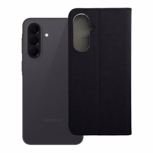 SENSITIVE Knygos dėklas SAMSUNG A37 5G, juodos spalvos