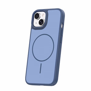 Frame Thin Mag dėklas for iPhone 15 6,1" tamsiai mėlynas