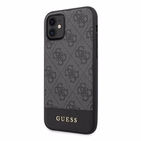 Guess 4G Stripe Collection dėklas telefonui iPhone 11 6.1" / Xr - Pilkas
