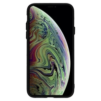 Dėklas telefonui odinis 3D dizainas Iphone X/XS - juodas
