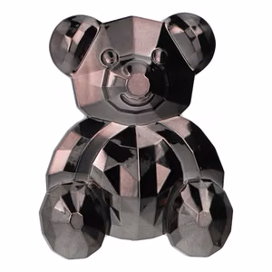 Phone stand BEAR - stick-on - black