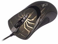 A4Tech Anti-Vibrate Laser Gaming Mouse XL-747H kompiuterio pelė USB A tipo Lazeris 3600 DPI