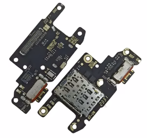 Lanksčioji jungtis Xiaomi Redmi Note 13 Pro 5G/Poco X6 5G su įkrovimo kontaktu ir mikrofonu, SIM kortelės kontaktu originali (service pack)