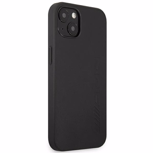 AMG AMHCP14MDOLBK iPhone 14 Plus 6.7 "juodas kietas dėklas Odinis Karštai spaustas