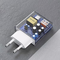 Įkroviklis Dudao (A30EU) (1xUSB-C; 1xUSB 30W) baltas