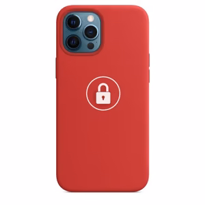 Чехол для телефона "Silicone Case v2" для iPhone 12 Pro Max / красный / в упаковке