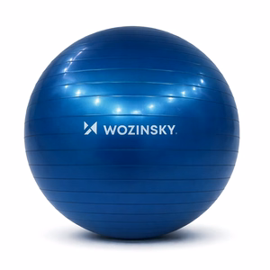 Wozinsky WGB65BL mankštos kamuolys, 65 cm - mėlynas