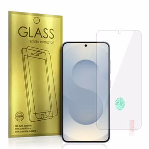 Glass Gold grūdinto stiklo ekrano apsauga Samsung GALAXY S25 PLUS/S24 PLUS (with fingerprint unlock)