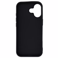 Matinis dėklas telefonui iPhone 17 - juodas