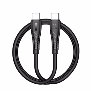 BWOO 60W kabelis USB-C - USB-C BO-X318 1m juodas