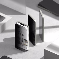 Ringke Easy Slide Privatumo stiklas 2 rinkinys iPhone 13 / 13 Pro / 14 / 16e