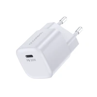 "Choetech" PD5007 USB-C PD 30W GaN sieninis įkroviklis - baltas