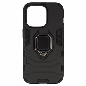 Ring Armor dėklas telefonui iPhone 14 Pro - juodas