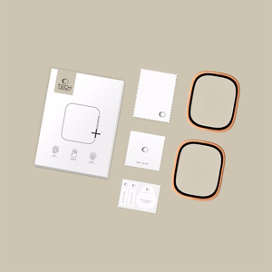 Tech-Protect grūdintas stiklas 2 vnt. Apple Watch Ultra 49mm oranžinis