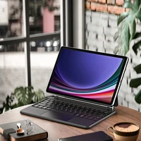 Dux Ducis klaviatūros (MK serijos) dėklas su „Bluetooth“ klaviatūra, skirtas Samsung Galaxy Tab S9 / S8 / S7 – juodas