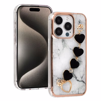 Dėklas telefonui Trend Case skirtas Samsung Galaxy S24 dizaino 6 baltas