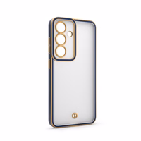 Silky Gold dėklas telefonui Xiaomi Redmi 14C 4G / 14C 5G / Redmi A4 / POCO C75 mėlynas