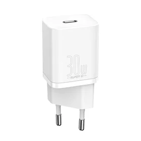 Įkroviklis Baseus Super Si 30W USB-C baltas CCSUP-J02