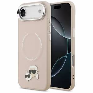 Karl Lagerfeld Karl & Choupette Pins MagSafe Чехол для iPhone Air розовый