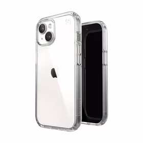 Speck Presidio Perfect-Clear - dėklas iPhone 17e / 16e / 15 / 14 / 13 (Clear)