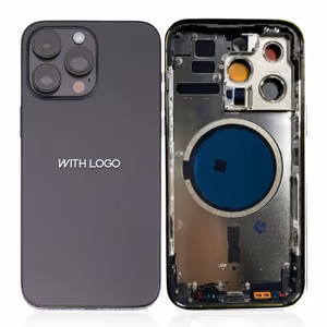 Galinis dangtelis iPhone 14 Pro pilnas korpusas / Space Black / OEM