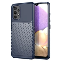 Thunder Case lankstus tvirtas tvirtas dėklas TPU dėklas telefonui Samsung Galaxy A72 4G mėlynas