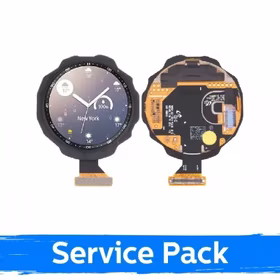 LCD ekranas suderinamas su Samsung R855 (R850) Watch 3 45mm juodas (Service Pack) (NF version)
